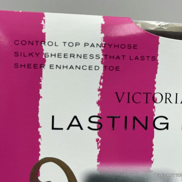 2 VGT Pantyhose Control Top Size B Hanes Sheer and Victoria's Secret dark Brown - Picture 2 of 7